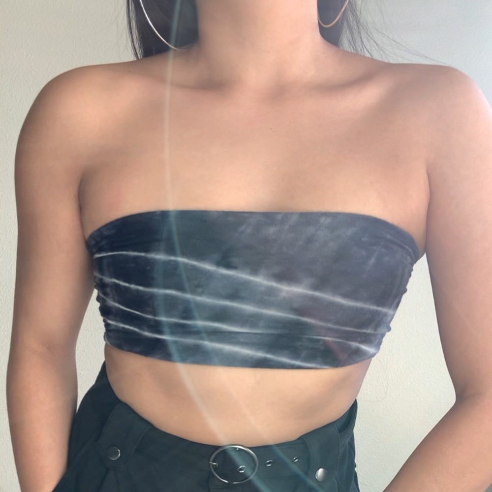 Vintage tie dye tube top